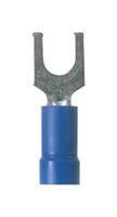 TERMINAL, SPADE/FORK, #10, CRIMP, BLUE