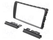 Radio frame; Toyota; 2 DIN; black ACV