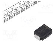 Diode: TVS; 600W; 19.9V; 21.7A; unidirectional; SMB; reel,tape; SMBJ VISHAY