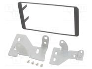 Radio frame; Scion,Subaru,Toyota; 2 DIN; black ACV