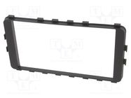 Radio frame; Toyota; 2 DIN; black ACV