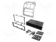 Radio frame; Mazda; 2 DIN; silver ACV