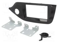 Radio frame; Kia; 2 DIN; piano brown ACV