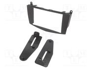 Radio frame; Mercedes; 2 DIN; black ACV