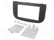 Radio frame; Mitsubishi; 2 DIN; black ACV