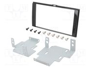 Radio frame; Nissan; 2 DIN; black gloss ACV