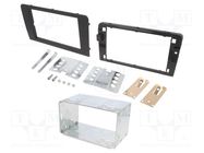 Radio frame; Audi; 2 DIN; black ACV