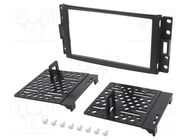 Radio frame; Chevrolet,Hummer; 2 DIN; black ACV