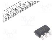 Diode: TVS array; 7V; 3A; unidirectional; SOT23-6; Ch: 2 TEXAS INSTRUMENTS