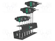 Kit: screwdrivers; Hex Plus key; Kind of handle: T; 7pcs. WERA