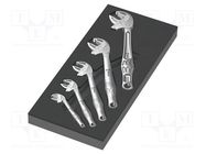 Wrenches set; spanner,self-adjusting; 6004 Joker; 5pcs. WERA