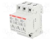 Surge arrester; Type 1+2; Poles: 3; In 8/20us: 80kA; -40÷80°C; IP20 ABB