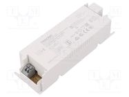 Power supply: switching; LED; 60W; 25÷43VDC; 1400mA; 198÷264VAC TRIDONIC