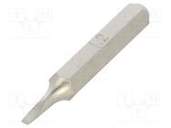 Screwdriver bit; slot; 1,2x0,25mm; Overall len: 27mm BETA