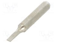 Screwdriver bit; slot; 2,0x0,4mm; Overall len: 27mm BETA