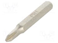 Screwdriver bit; Phillips; PH1; Overall len: 27mm; Kind: precision BETA