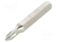 Screwdriver bit; Pozidriv®; PZ00; Socket size: 4mm BETA