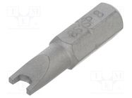 Screwdriver bit; spanner; SP8; Overall len: 25mm BETA