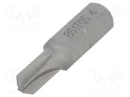 Screwdriver bit; Torq-Set®; TS4; Overall len: 25mm BETA