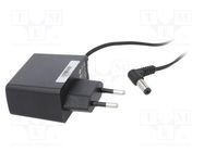 Power supply: switching; mains,plug-in; 12VDC; 1.25A; 15W; Plug: EU POS