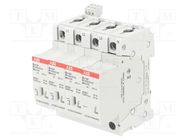 Surge arrester; Type 2; Poles: 3+N; In 8/20us: 40kA; -40÷80°C; IP20 ABB