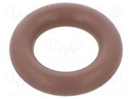 O-ring gasket; FPM; Thk: 3.5mm; Øint: 9mm; brown; -20÷200°C ORING USZCZELNIENIA TECHNICZNE