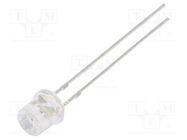 LED; 5mm; bluish green; 1560÷2180mcd; 140°; Front: flat; 3.1÷3.6VDC OPTOSUPPLY