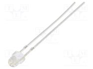 LED; 3mm; green; 100mcd; 100°; Front: convex; 2.9VDC; No.of term: 2 OPTOSUPPLY