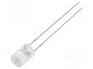 LED; 5mm; green; 750÷1120mcd; 100°; Front: flat; 12÷15V; 225mW OPTOSUPPLY