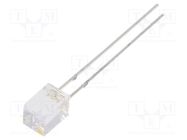 LED; rectangular; 5x5x7mm; white warm; 750÷1120mcd; 140°; 20mA OPTOSUPPLY