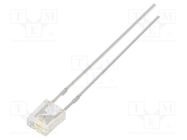 LED; rectangular; 2x4x5mm; white warm; 1120÷1560mcd; 100°; 20mA 