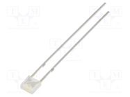 LED; rectangular; 3.5x3.5x1.3mm; white warm; 330÷500mcd; 100° 