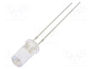 LED; 5mm; red/blue; 50°; Front: flat; 2.1÷2.6/2.9÷3.4V; -30÷85°C 