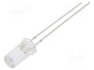 LED; red/yellow; 5mm; 50°; Front: flat; 2.1÷2.6/2.9÷3.4VDC; round OPTOSUPPLY
