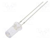 LED; 5mm; blue/yellow; 50°; Front: flat; 2.1÷2.6/2.9÷3.4VDC; round OPTOSUPPLY