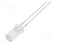 LED; blue/yellow; 5mm; 50°; Front: flat; 2.1÷2.6/2.9÷3.4VDC; round OPTOSUPPLY