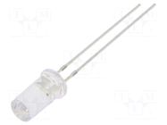 LED; green/yellow; 5mm; 50°; Front: flat; 2.1÷2.6/2.9÷3.4VDC; round OPTOSUPPLY