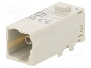 Connector: HDC; module; male; Han-Modular® Domino; PIN: 4; Han E® HARTING