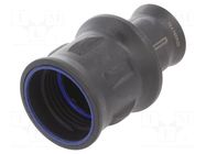 Enclosure for connectors: circular; IP67,IP6K9K; for cable; M25 HARTING