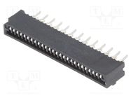 Connector: FFC/FPC; PIN: 26; HLW; Non-ZIF; THT; 100V; 1A; tinned; FCI 