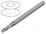 Wire; F/UTP,HELUKAT® 200; 4x2x26AWG; stranded; Cu; Insulation: PVC HELUKABEL