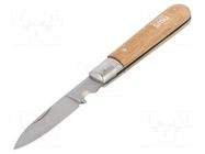 Knife; for cables,universal; Tool length: 200mm; folding NWS