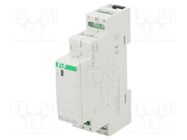 Relay: installation; impulse; NO; Ucoil: 24VAC,24VDC; -25÷50°C 