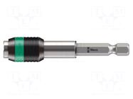 Holder; 1/4"; Overall len: 75mm; magnetic; Socket size-inch: 1/4" WERA