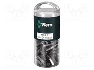 Screwdriver bit; Phillips; PH2; Overall len: 25mm; 100pcs. WERA