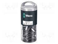 Screwdriver bit; Pozidriv®; PZ1; Overall len: 25mm; 100pcs. WERA