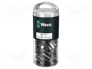 Screwdriver bit; Pozidriv®; PZ2; Overall len: 25mm; 100pcs. WERA