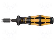Screwdriver: torque; Overall len: 138mm; 0.3Nm; Holder: halfmoon WERA