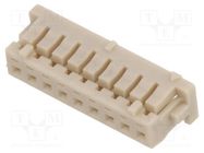 Connector: wire-board; plug; female; DF13; 1.25mm; PIN: 9; for cable HIROSE