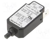 Circuit breaker; Urated: 240VAC; 48VDC; 5A; SPST; Poles: 1; DROP-IN 